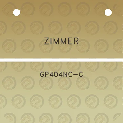 zimmer-gp404nc-c