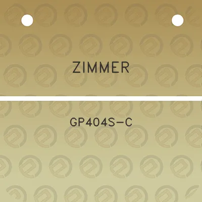 zimmer-gp404s-c