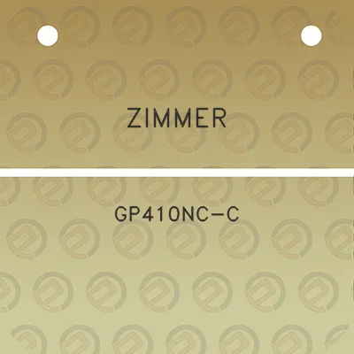 zimmer-gp410nc-c