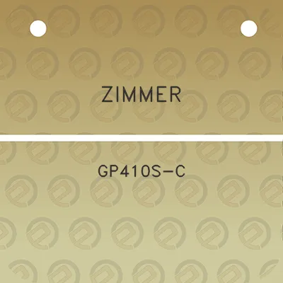 zimmer-gp410s-c