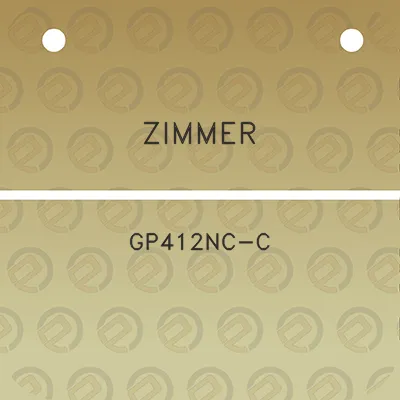 zimmer-gp412nc-c