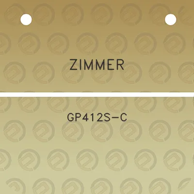 zimmer-gp412s-c