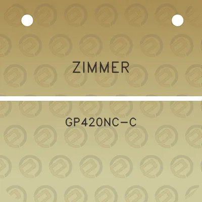 zimmer-gp420nc-c