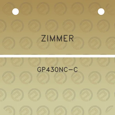 zimmer-gp430nc-c