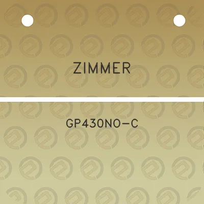 zimmer-gp430no-c