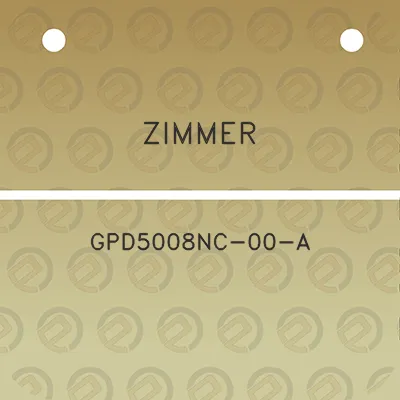 zimmer-gpd5008nc-00-a