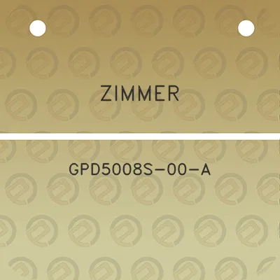 zimmer-gpd5008s-00-a