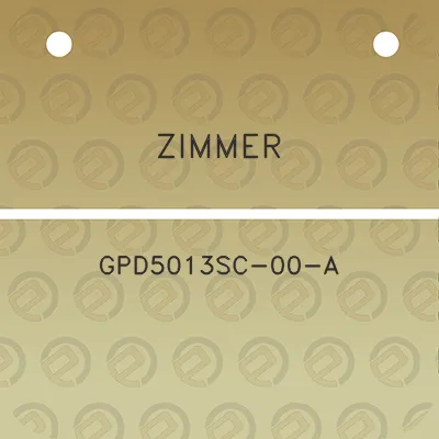 zimmer-gpd5013sc-00-a