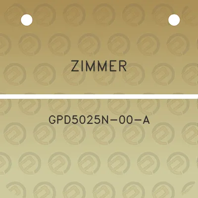 zimmer-gpd5025n-00-a