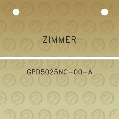 zimmer-gpd5025nc-00-a