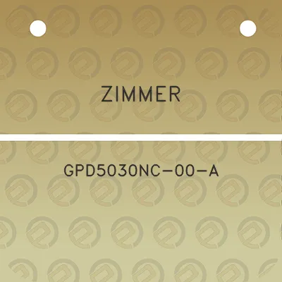 zimmer-gpd5030nc-00-a