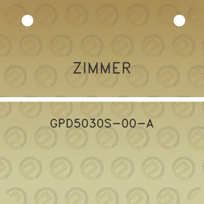 zimmer-gpd5030s-00-a