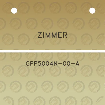 zimmer-gpp5004n-00-a