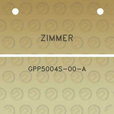 zimmer-gpp5004s-00-a