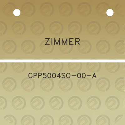 zimmer-gpp5004so-00-a