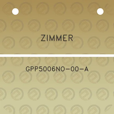 zimmer-gpp5006no-00-a