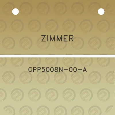 zimmer-gpp5008n-00-a