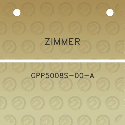 zimmer-gpp5008s-00-a