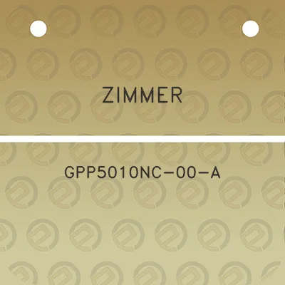 zimmer-gpp5010nc-00-a