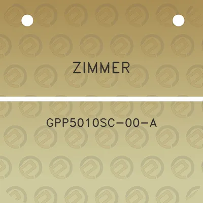 zimmer-gpp5010sc-00-a