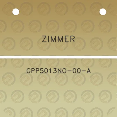 zimmer-gpp5013no-00-a