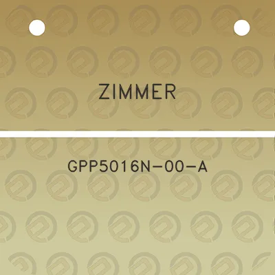 zimmer-gpp5016n-00-a