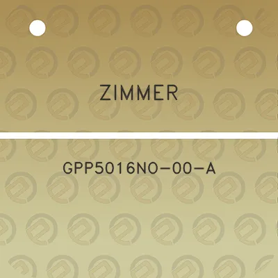 zimmer-gpp5016no-00-a