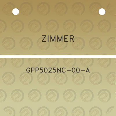 zimmer-gpp5025nc-00-a