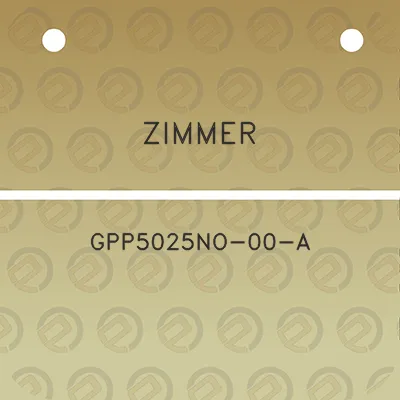 zimmer-gpp5025no-00-a