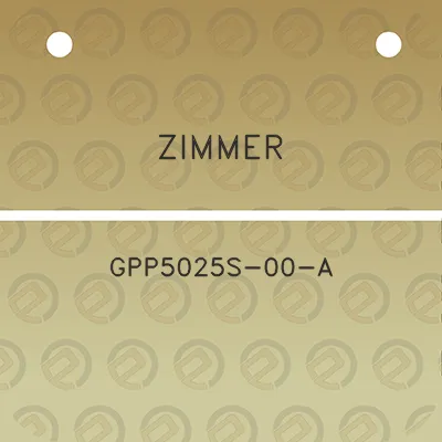 zimmer-gpp5025s-00-a