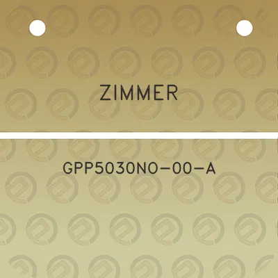 zimmer-gpp5030no-00-a