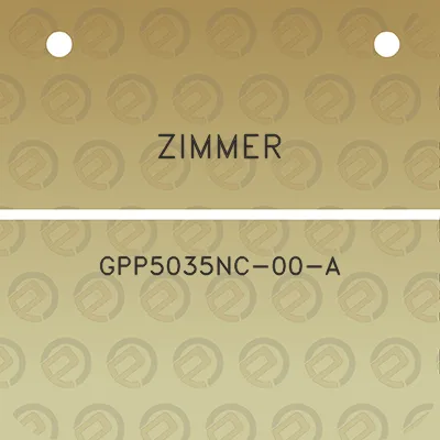 zimmer-gpp5035nc-00-a