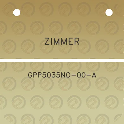 zimmer-gpp5035no-00-a