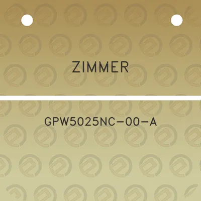 zimmer-gpw5025nc-00-a