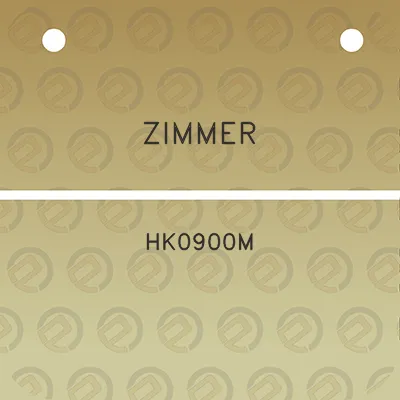 zimmer-hk0900m