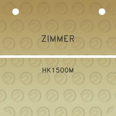 zimmer-hk1500m