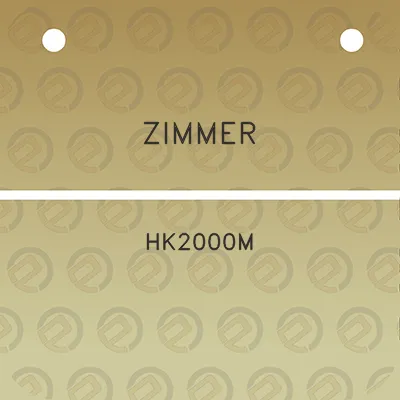 zimmer-hk2000m