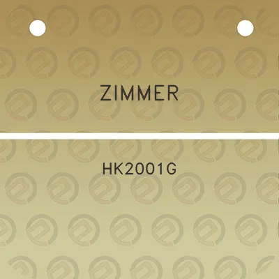 zimmer-hk2001g