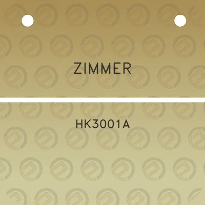 zimmer-hk3001a