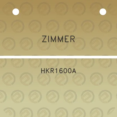 zimmer-hkr1600a