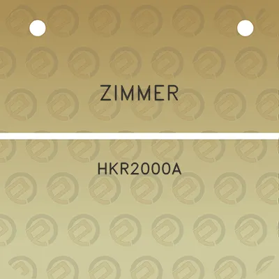 zimmer-hkr2000a