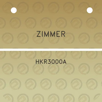 zimmer-hkr3000a