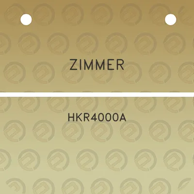 zimmer-hkr4000a