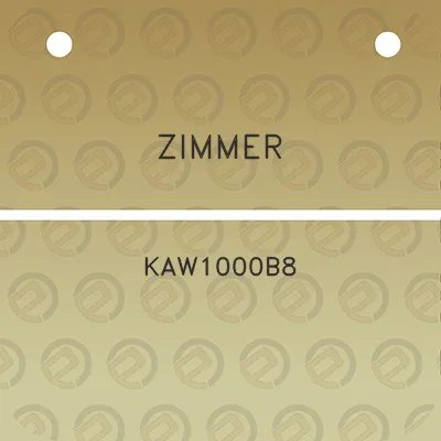 zimmer-kaw1000b8