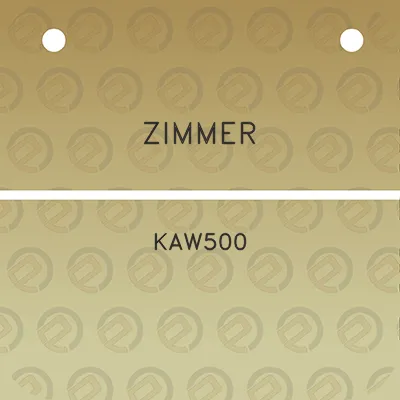 zimmer-kaw500