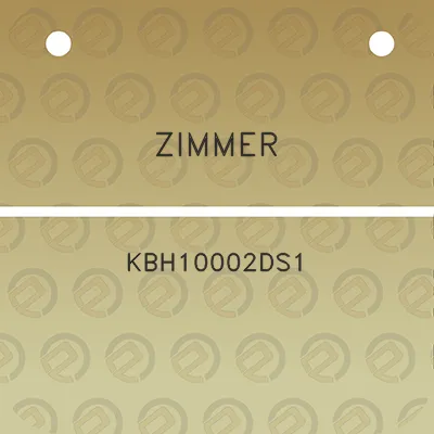 zimmer-kbh10002ds1