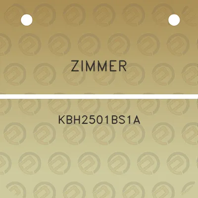 zimmer-kbh2501bs1a