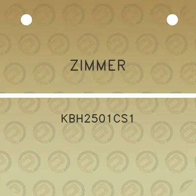 zimmer-kbh2501cs1