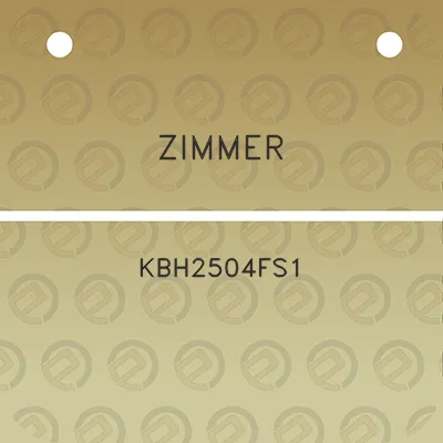 zimmer-kbh2504fs1