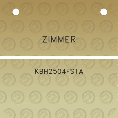 zimmer-kbh2504fs1a